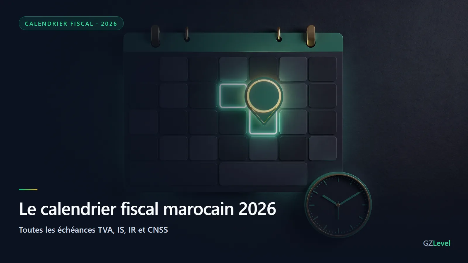 Calendrier fiscal 2026